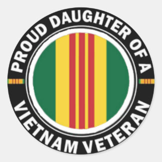 Trotse Dochter van een Vietnam Vet Stickers