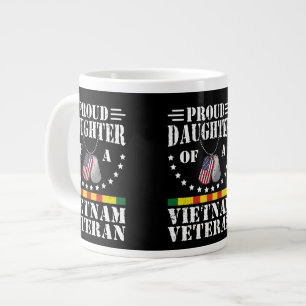 Trotse Dochter Van Een Vietnam Veteraan Patriottis Extra Grote Beker
