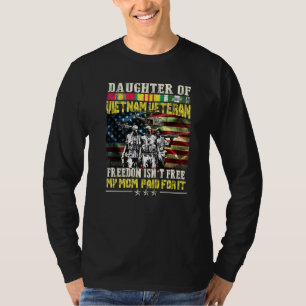 Trotse dochter van Vietnam-veteraanmoeder Vrijhei T-shirt