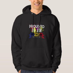 Trotse Dokter Burger Beroep Carrière Werknemer 4 Hoodie