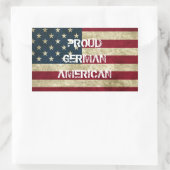 Trotse Duitse Amerikaanse Sticker (Tas)