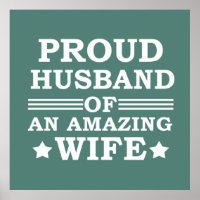 trotse echtgenoot van een geweldige vrouw