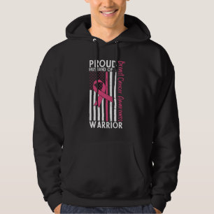 Trotse echtgenoot van een vrouw van een borstkanke hoodie