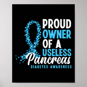 Trotse Eigenaar Van Een Nutteloze Alvleesklier T1d Poster