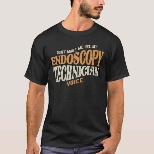 Trotse endoscopie technicus t-shirt (Voorkant)