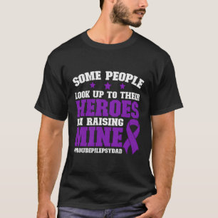 Trotse epilepsie Pap van een epilepsie krijger Pa T-shirt