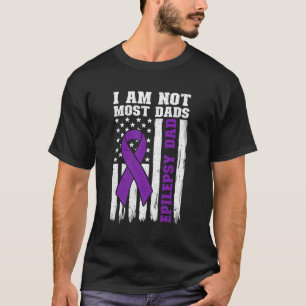 Trotse epilepsie Papa Amerikaanse vlag Papa van ee T-shirt