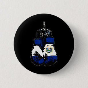 Trotse erfgoed El Salvador Vlag Bokshandschoenen Ronde Button 5,7 Cm