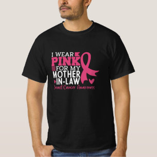 Trotse familie borstkanker krijger schoonmoeder t-shirt