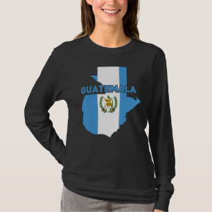 Trotse Familie en Patriottische Vlag van Land Guat T-shirt