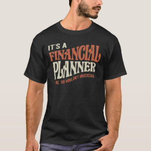 Trotse financiële planner t-shirt
