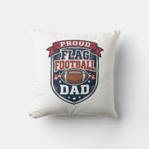 Trotse Flag Football Vader Vintage Patriottische B Kussen