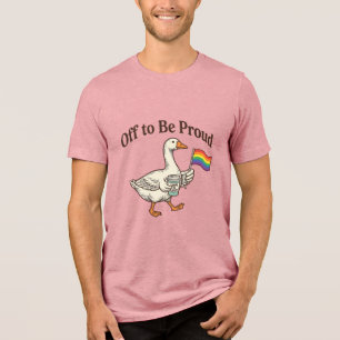 Trotse Gans Pride Parade Vintage Shirt Ontwerp_1