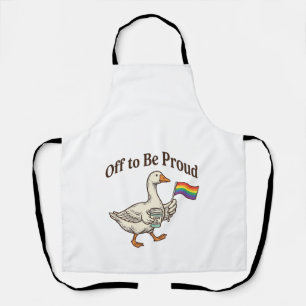Trotse Gans Pride Parade Vintage Shirt Ontwerp_1 Schort