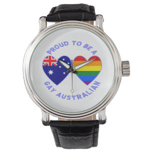Trotse Gay Australiër Horloge