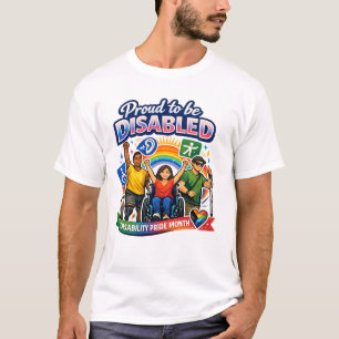Trotse gehandicapte t-shirt