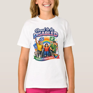 Trotse gehandicapte t-shirt