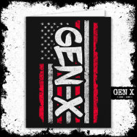 Trotse Gen Xer Generation X Amerikaanse Vlag Gen X