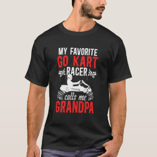 Trotse Go Kart Opa van een Go Kart Coureur Grootva T-shirt