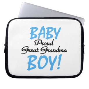 Trotse Grote Oma Baby Jongen Cadeaus Laptop Sleeve