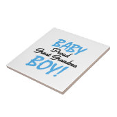 Trotse Grote Oma Baby Jongen Cadeaus Tegeltje (Zijkant)