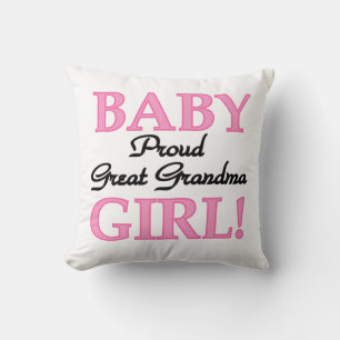 Trotse Grote Oma Baby Meisje Gifts Kussen