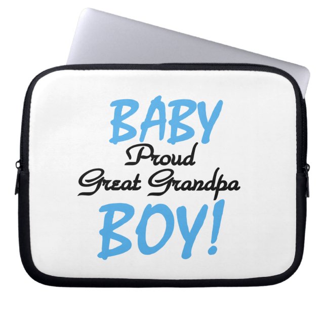 Trotse Grote Opa Baby Jongen Cadeaus Laptop Sleeve (Voorkant)