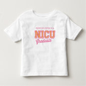 Trotse grote zus van een NICU Afstuderen T-shirt (Voorkant)