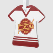 Trotse Hockey Moeder  Jersey Ornament (voorkant)