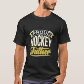Trotse Hockey Vader Waterverf Genoemd Modern T-shirt (Voorkant)