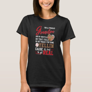 Trotse Honkbal Opa Honkbal Familie Matching T-shirt
