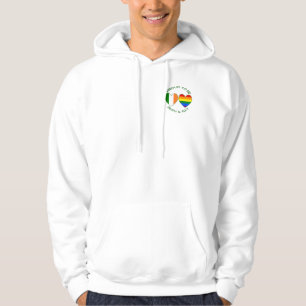 Trotse Ierse en Gay Hart Vlaggen Pride en Ierland Hoodie