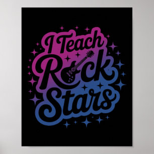 Trotse ik leer Rock Stars docent Bynd Kamp Koor ik Poster