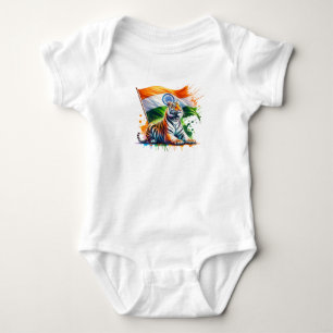 Trotse Indische tijger Romper