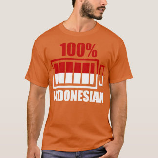 Trotse Indonesische cadeauvlag Indonesië T-shirt