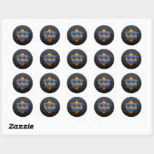 Trotse Jatt, Jatt trots Ronde Sticker (Vel)