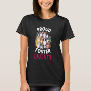 Trotse Kat Pleegdochter Kat Adoptie T-shirt
