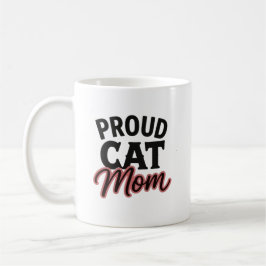 Trotse Kattenmoeder Mooie Kattenliefhebber Stateme Koffiemok