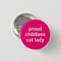 Trotse kinderloze kat dame typografie grappig hot
