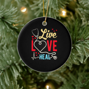Trotse kinderverpleegkundige Leuke Medische Assist Keramisch Ornament