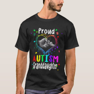 Trotse kleindochter Autisme Bewustzijn Familie Mat T-shirt