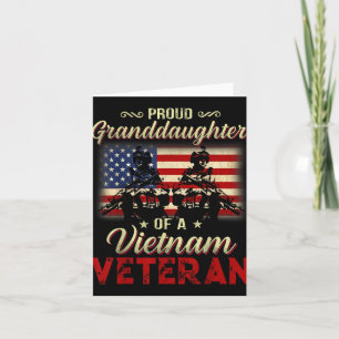 Trotse kleindochter van een Vietnam-veteraan opa Kaart