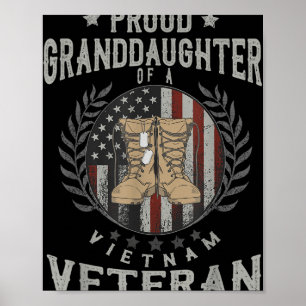 Trotse kleindochter van een Vietnam veteraan Poster