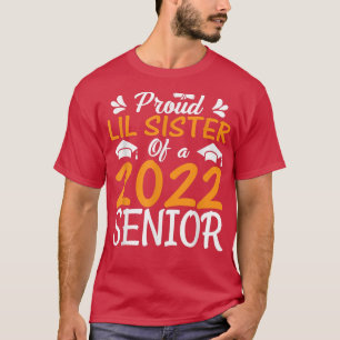 Trotse kleine zus van eindexamenklas 2022 O T-shirt