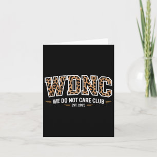 Trotse ledenclub we niet schelen club Humor grap Kaart