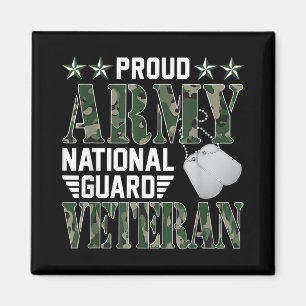 Trotse leger Nationale Garde Veteraan Militaire fa Magneet