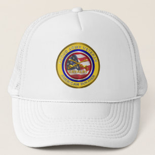 Trotse leger veteraan cavalerie soldaat trucker pet