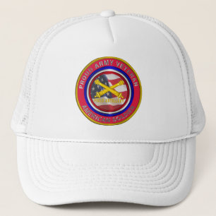 Trotse leger veteraan veldartillerie soldaat trucker pet