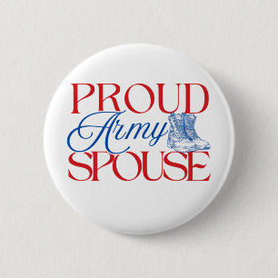 Trotse legerechtgenoot - Amerikaanse legerechtgeno Ronde Button 5,7 Cm