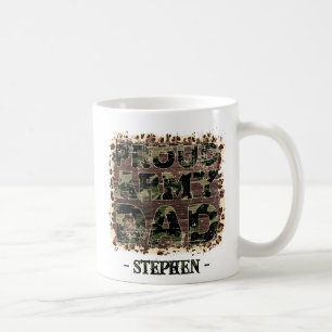 Trotse Legervader – gedurfde camouflage Koffiemok